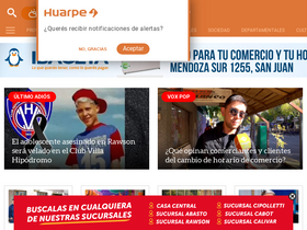 'diariohuarpe.com' screenshot