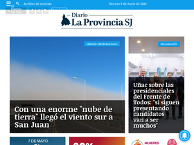 'diariolaprovinciasj.com' screenshot