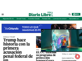 'diariolibre.com' screenshot