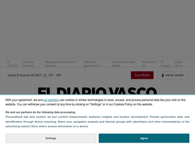 'diariovasco.com' screenshot