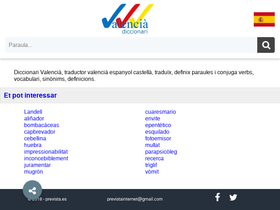 'diccionarivalencia.com' screenshot