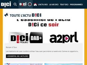 'dici.fr' screenshot