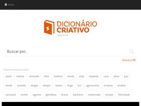 'dicionariocriativo.com.br' screenshot