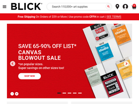 'dickblick.com' screenshot