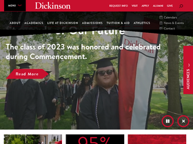 'dickinson.edu' screenshot