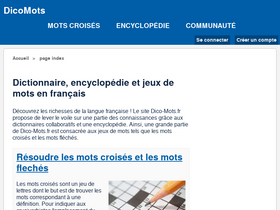 'dico-mots.fr' screenshot