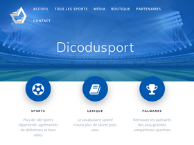 'dicodusport.fr' screenshot