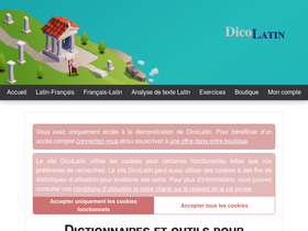 'dicolatin.com' screenshot