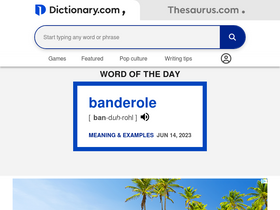 'dictionary.com' screenshot