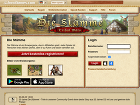 'die-staemme.de' screenshot