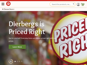 'dierbergs.com' screenshot
