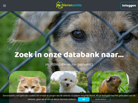 'dierenasiels.com' screenshot