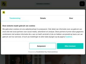 'dierenbescherming.nl' screenshot