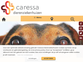 'dierenziekenhuizen.nl' screenshot
