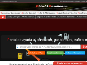 'dieselogasolina.com' screenshot