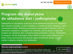 'dietetykpro.pl' screenshot