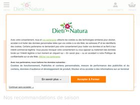 'dieti-natura.com' screenshot
