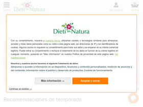 'dieti-natura.es' screenshot