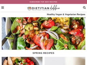 'dietitiandebbie.com' screenshot