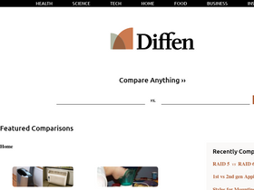 'diffen.com' screenshot