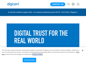 'digicert.com' screenshot