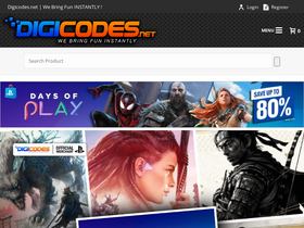 'digicodes.net' screenshot
