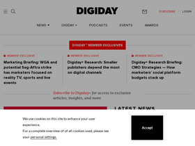 'digiday.com' screenshot