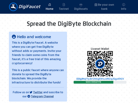 'digifaucet.org' screenshot
