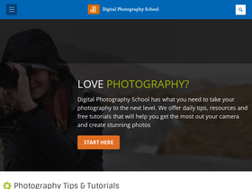 'digital-photography-school.com' screenshot