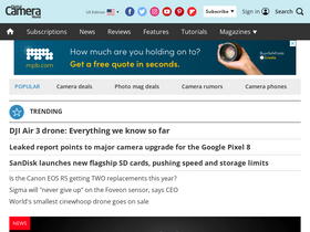 'digitalcameraworld.com' screenshot