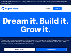 'digitalocean.com' screenshot