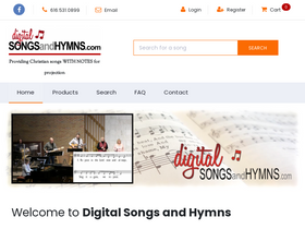 'digitalsongsandhymns.com' screenshot
