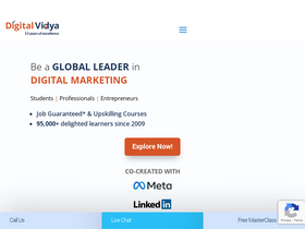 'digitalvidya.com' screenshot
