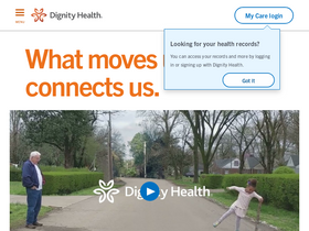 'dignityhealth.org' screenshot