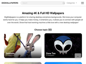 'digwallpapers.com' screenshot