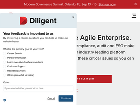 'diligent.com' screenshot