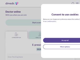 'dimedic.eu' screenshot