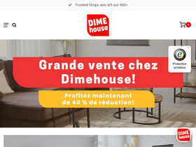 'dimehouse.fr' screenshot