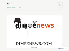 'dimpenews.com' screenshot