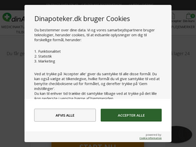 'dinapoteker.dk' screenshot