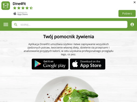 'dine4fit.pl' screenshot
