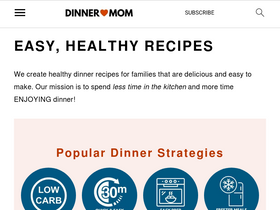 'dinner-mom.com' screenshot