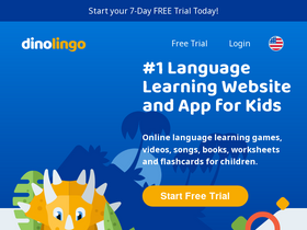 'dinolingo.com' screenshot