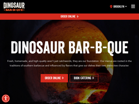 'dinosaurbarbque.com' screenshot