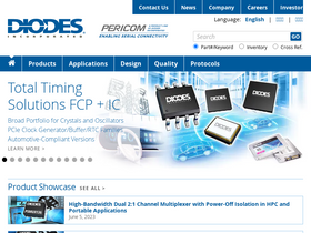 'diodes.com' screenshot