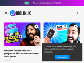 'diolinux.com.br' screenshot
