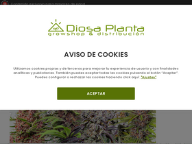 'diosaplanta.com' screenshot