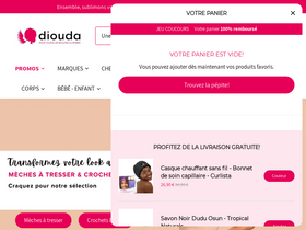 'diouda.fr' screenshot