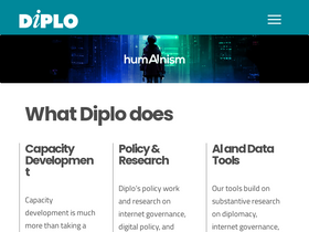 'diplomacy.edu' screenshot