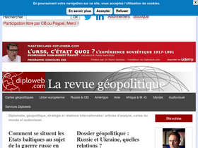 'diploweb.com' screenshot